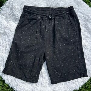 🩶5/$30 Departwest from Buckle Boys Black Heathered Knit Shorts Youth Size Large